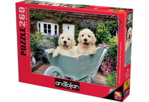 Puzzle Puppies in a Wheelbarrow 260pcs