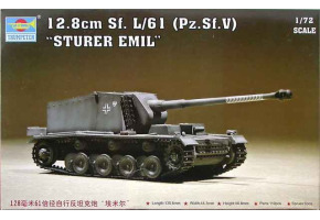 Збірна модель 1/72 німецька САУ 128мм Sf.L/61 (Pz.Sf.V) Sturer Emil Trumpeter 07210