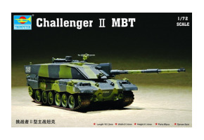 Збірна модель 1/72 Британський танк Challenger 2 Trumpeter 07214