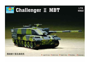 Assembly model 1/72 british tank Challenger II tank MBT Trumpeter 07214