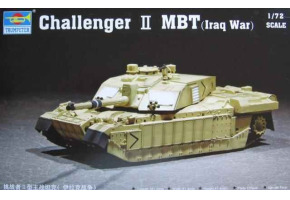 Assembly model 1/72 british tank Challenger II MBT(Iraq War) Trumpeter 07215