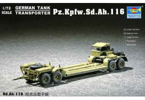 Assembly model 1/72 german tractor Pz.Kpfw.Sd.Ah.116 Trumpeter 07249