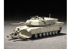 Збірна модель 1/72 Танк Abrams M1A1 з відвалом для розмінування Trumpeter 07277