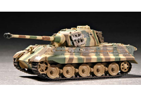 Збірна модель 1/72 Королівський Тигр Sd.Kfz.182 з вежею Хеншель та циммеритом Trumpeter 07291