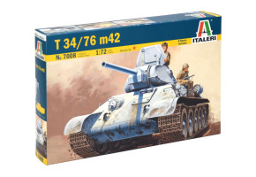 Збірна модель 1/72 Танк T-34/76 M42 Italeri 7008