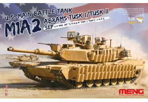 Збірна модель 1/35 Основний бойовий танк США Abrams M1A2 SEP Tusk I/Tusk II Meng TS-026