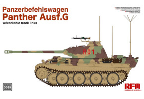 Збірна модель 1/35 Німецький середній танк Panther Ausf.G Panzerbefehlswagen RFM RM-5089