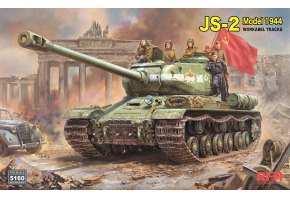 Збірна модель 1/35 Радянський важкий танк JS-2 MODEL 1944 з робочими траками RFM RM-5160