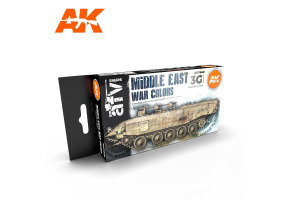 MIDDLE EAST WAR COLORS 3G	/ Набор красок для техники ближнего востока