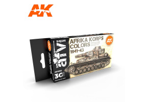 AFRIKA KORPS 3G / Набір фарб для фарбування автомобілів Німецького Африканського Корпусу