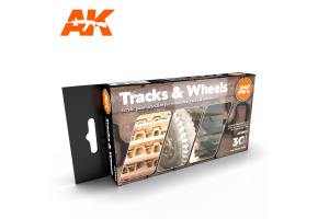 TRACKS AND WHEELS	/ Набор красок для покраски колес и гусениц