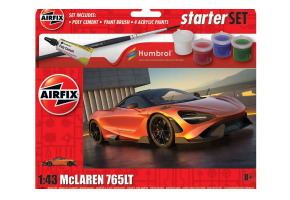 Збірна модель 1/43 McLaren 765LT стартовий набір Airfix A55006