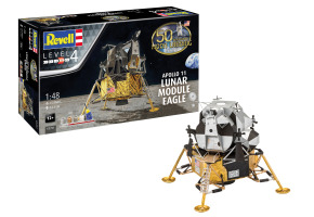 Сборная модель 1/48 Apollo 11 Lunar Module "Eagle" 50th Anniversary Moon Landing Revell 03701