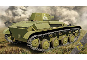 Scale model 1/72 Tank T-60 produced by GAZ (floating wheels, model 1942) ACE 72541