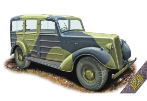 Збірна модель 1/72 Британський штабний автомобіль Super Snipe Station Wagon (Woodie) ACE 72551