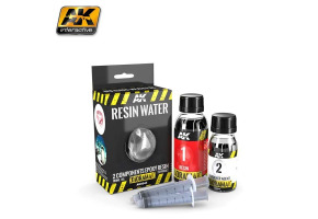 Resin Water 180ml - Двокомпонентна епоксидна смола зі слабким запахом 180 мл