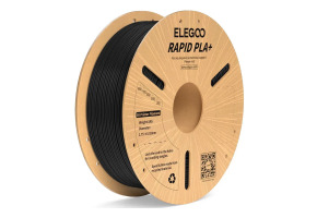 Пластик ELEGOO RAPID PLA+ Filament Ø1.75мм "Black" (чорний) 1кг