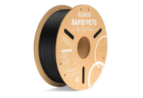 Пластик ELEGOO RAPID PETG Filament Ø1.75мм "Black" (чорний) 1кг