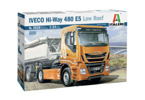 Збірна модель 1/24 вантажний автомобіль/тягач Iveco Hi-Way 480 E5 (low roof) Italeri 3928