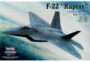 Збірна модель 1/72 Американський винищувач F-22A "Раптор" HobbyBoss 80210
