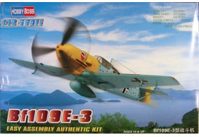 Збірна модель німецького винищувача Bf109E-3 Fighter