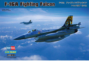 Збірна модель 1/72 Літак F-16A Fighting Falcon HobbyBoss 80272