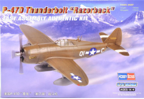 Збірна модель винищувача P-47D Thunderbolt Razorback