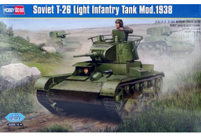 Збірна модель радянського танка T-26 Light Infantry Tank Mod.1938