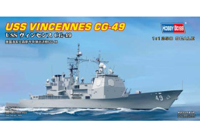 Збірна модель корабля USS VINCENNES CG-49