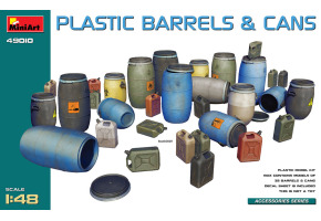 Scale model 1/48 Plastic barrels and canisters MiniArt 49010