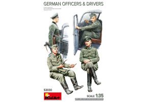 Scale model 1/35 Figures German officers and drivers of the Second World War MiniArt 53030