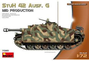 Scale model 1/72 SPG StuH 42 Ausf. G Mid-production MiniArt 72115