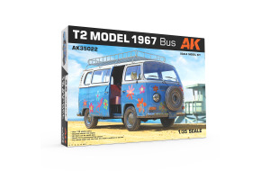 Збірна модель 1/35 Автомобіль Т2 1967 року (автобус) AK-interactive 35022