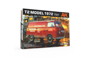 Збірна модель 1/35 Автомобіль Т2 1972 (фургон) AK-interactive 35024