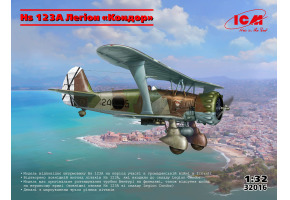 Збірна модель 1/32 Штурмовик Hs 123A Легіон "Кондор" ICM 32016
