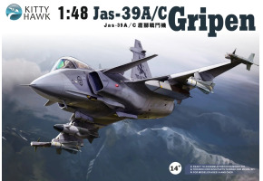 Збірна модель 1/48 Літак Jas-39A/C "Gripen" Zimi 80117