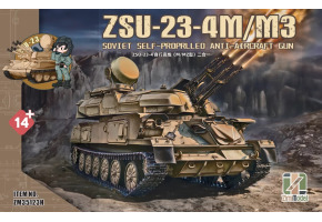 Збірна модель 1/35 Самохідна зенітна установка Шилка ЗСУ-23-4 M/M3 Zimi 35123H