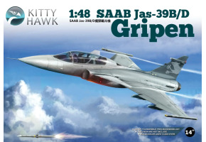 Збірна модель 1/48 Літак Jas-39B/D "Gripen" Zimi 80118