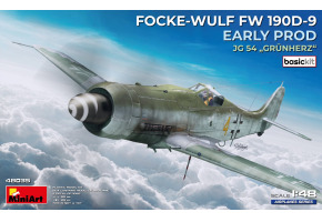Збірна модель 1/48 Літак Фокке-Вульф FW 190D-9 раннє виробництво (версія JG 54 „Grünherz“) MiniArt 48035