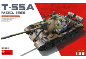 Збірна модель1/35 Танк Т-55А зразка 1981р. Miniart 37024