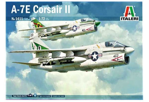 Assembly model 1/72 Aircraft A-7E Corsair II Italeri 1411