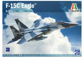 Assembly model 1/72 Aircraft F-15C Eagle Italeri 1415