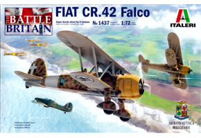 Assembly model 1/72 Aircraft FIAT CR.42 Falco Italeri 1437