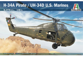Scale model 1/48 Helicopter Sikorsky H-34A Pirate /UH-34D U.S. Marines Italeri 2776