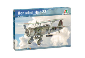 Assembly model 1/48 Aircraft Henschel Hs 123 Italeri 2819
