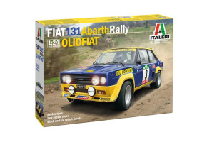 Збірна модель 1/24 Ралійний автомобіль FIAT 131 Abarth Rally OLIO Italeri 3667