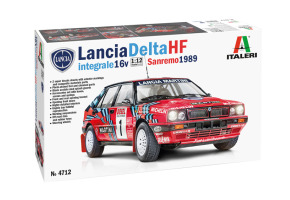 Scale model 1/12 Lancia Delta HF Integrale 16v Sanremo 1989 Italeri 4712