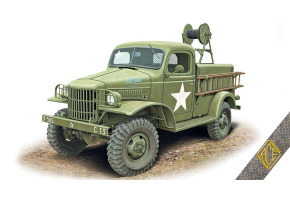 Збірна модель 1/72 WC-43 (T-215) Вантажівка для встановлення та обслуговування телефонів вантажопідйомністю 1/2 тонни ACE 72593