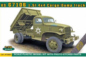 Збірна модель 1/72 Вантажний/самоскид US G7106 1,5 т 4x4 ACE 72600