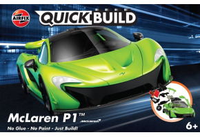 Scale model constructor supercar McLaren P1 green QUICKBUILD AIRFIX J6021